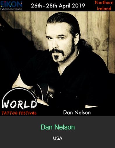 Dan Nelson - International World Tattoo Festival 2019 Guests - Chosen Art Tattoo