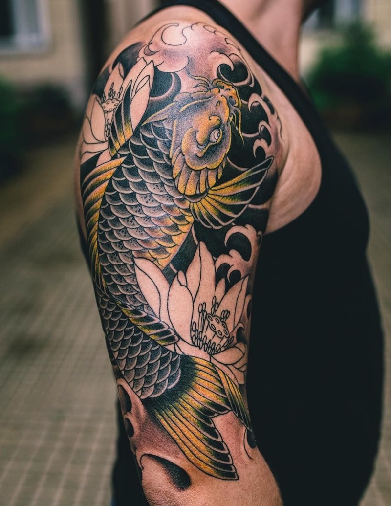 65+ Free Tattoo Art Koi Fish HD Tattoo