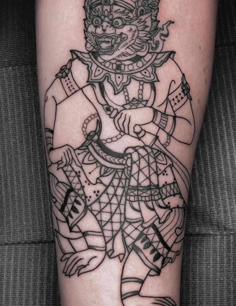 Traditional Japanese Tattoo Style - Black Line Work - Alex Ortagus - Chosen Art Tattoo